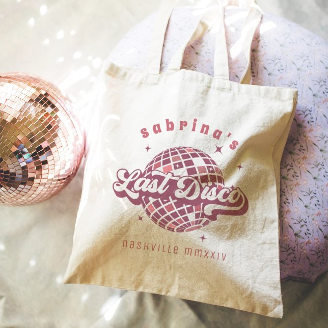 Bolso De Tela Fiesta de Despedida Retro Disco de Soltera (Subido por el creador)