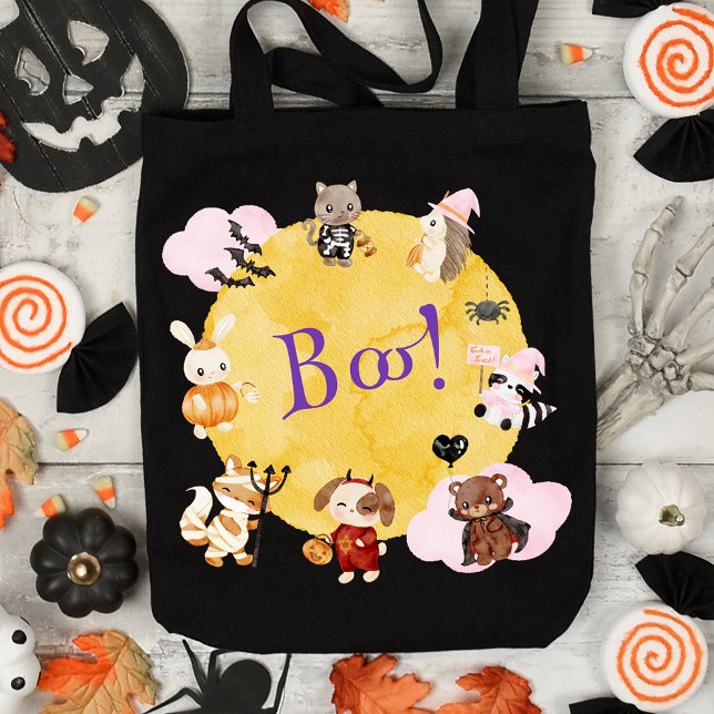 Bolso De Tela Fiesta de disfraces de niños de Halloween (Subido por el creador)