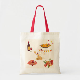 Bolso De Tela Fiesta de estilo español