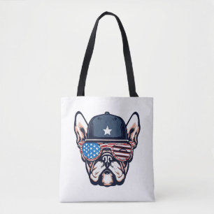 Bolso De Tela Fiesta de fin de semana de Bulldog francés 4 de ju