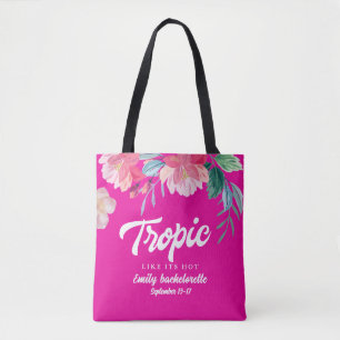Bolso De Tela Fiesta de fin de semana de soltera Tropic como si