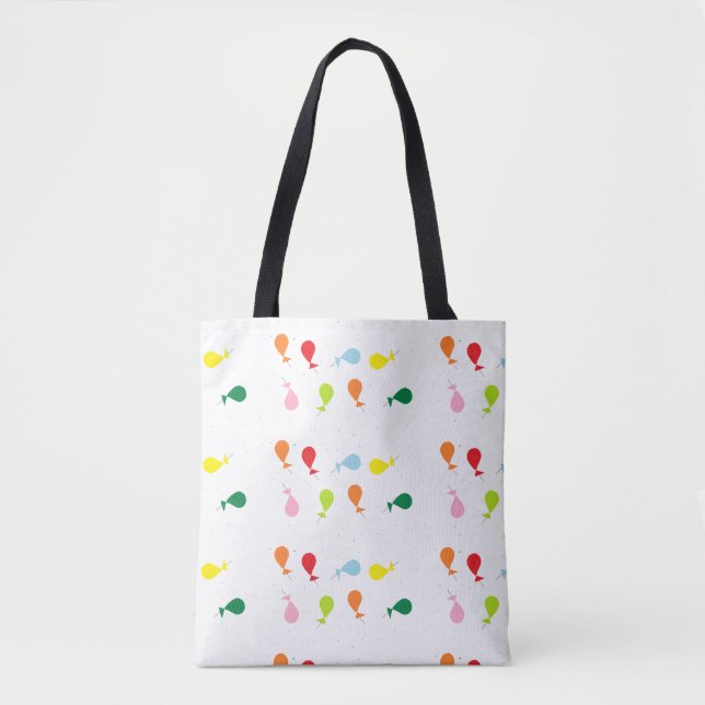Bolso De Tela Fiesta de globo (Anverso)