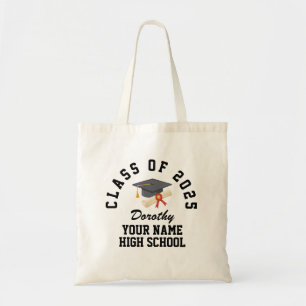 Bolso De Tela Fiesta de graduación personalizada de escuela secu