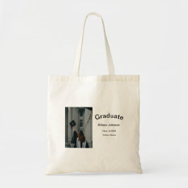 Bolso De Tela fiesta de graduación simple y elegante de fotograf