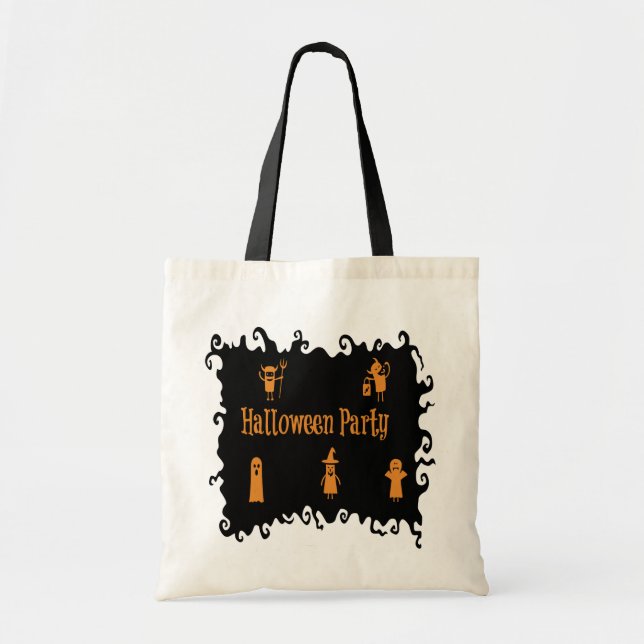 Bolso De Tela Fiesta de Halloween (Frente)
