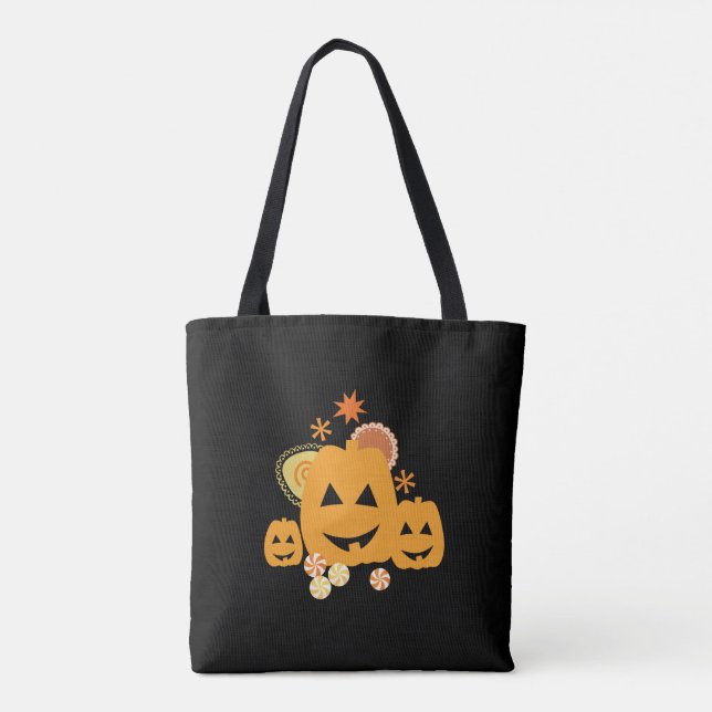 Bolso De Tela Fiesta de Halloween (Reverso)