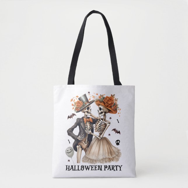 Bolso De Tela Fiesta de Halloween (Anverso)