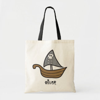 Bolso De Tela Fiesta de Halloween de los Buques Piratas personal