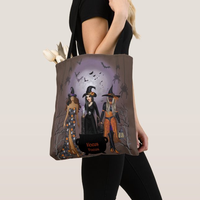 Bolso De Tela Fiesta de Halloween de Spooky Wits (Detalle)