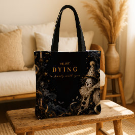 Bolso De Tela Fiesta de Halloween del Payaso Elegante