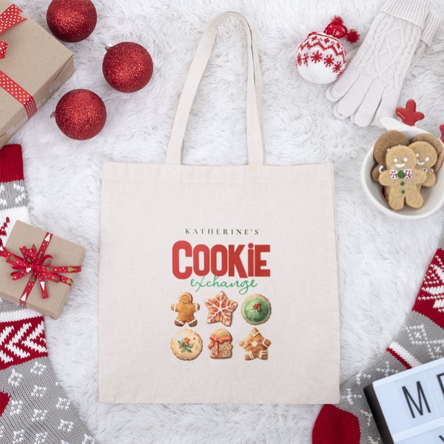 Bolso De Tela Fiesta de intercambio de cookies de vacaciones de  (Subido por el creador)