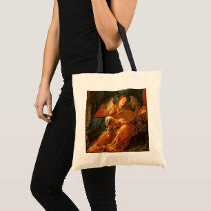 Bolso De Tela Fiesta de las Guirnaldas de Rosas Ángel por Albrec