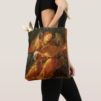 Bolso De Tela Fiesta de las Guirnaldas de Rosas Ángel por Albrec