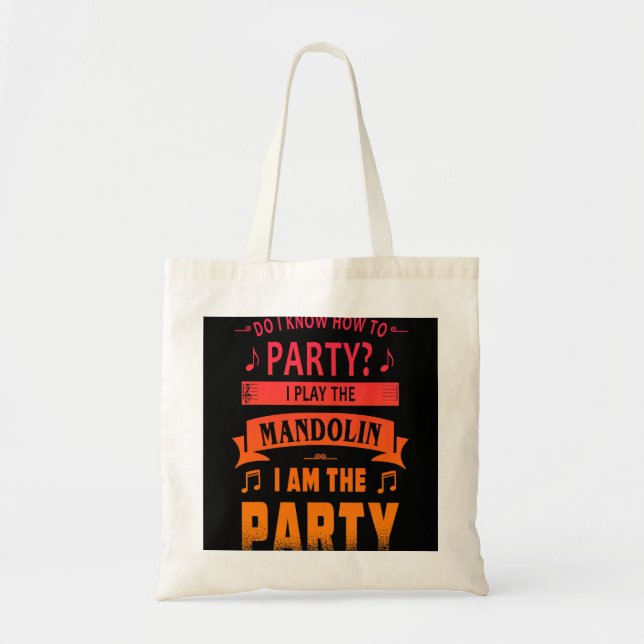 Bolso De Tela Fiesta de Mandolin Lover (Frente)