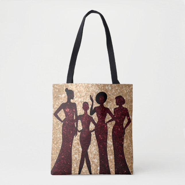 Bolso De Tela fiesta de moda chic glitz (Anverso)