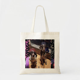 Bolso De Tela Fiesta de Nochevieja corea Tote de presupuesto par