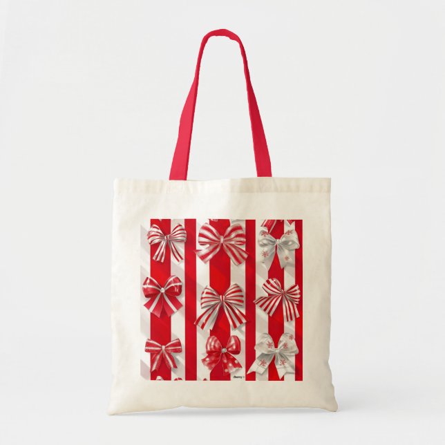 Bolso De Tela Fiesta de Peppermint Tile Cerámico (Frente)