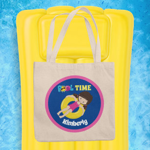 Bolso De Tela Fiesta de piscina pequeña Personalizado de natació