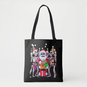 Bolso De Tela **Fiesta de Santa Esqueleto – Divertido Esqueleto 