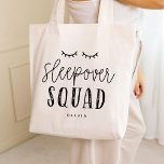 Bolso De Tela Fiesta de Sleepover Squad de color editable<br><div class="desc">Este bonito diseño se puede personalizar según tus combinaciones de colores favoritas. ¡Hace un gran regalo! Encuentre artículos de papelería y regalos elegantes en nuestra tienda: www.berryberrysweet.com.</div>