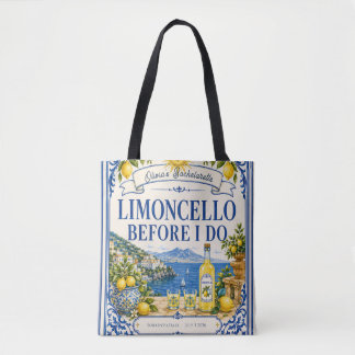 Bolso De Tela Fiesta de soltera con limón italiano personalizado