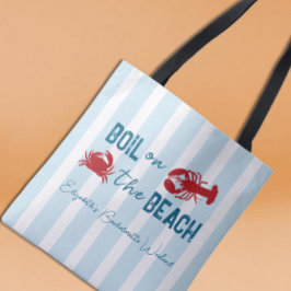 Bolso De Tela Fiesta de soltera con mariscos hervidos