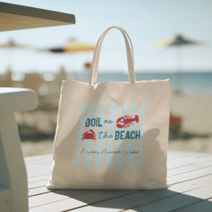 Bolso De Tela Fiesta de soltera con mariscos hervidos