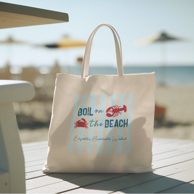 Bolso De Tela Fiesta de soltera con mariscos hervidos (Subido por el creador)