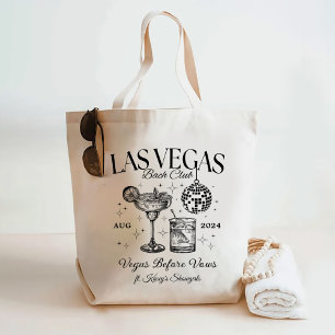Bolso De Tela Fiesta de soltera personalizada en Las Vegas