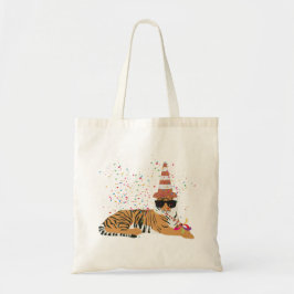 Bolso De Tela Fiesta de tigres - Animales que tienen un Fiesta