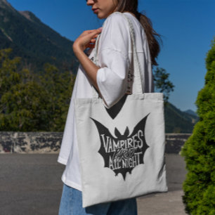 Bolso De Tela Fiesta de vampiros toda la noche Halloween