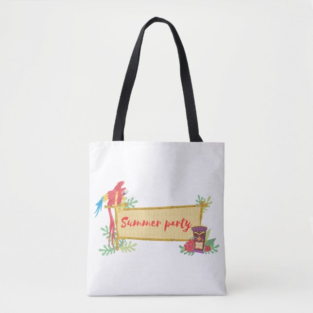 Bolso De Tela fiesta de verano (Anverso)