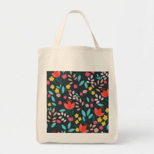 Bolso De Tela Fiesta del Jardín de la Primavera caprichosa