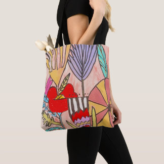 Bolso De Tela Fiesta en el jardín