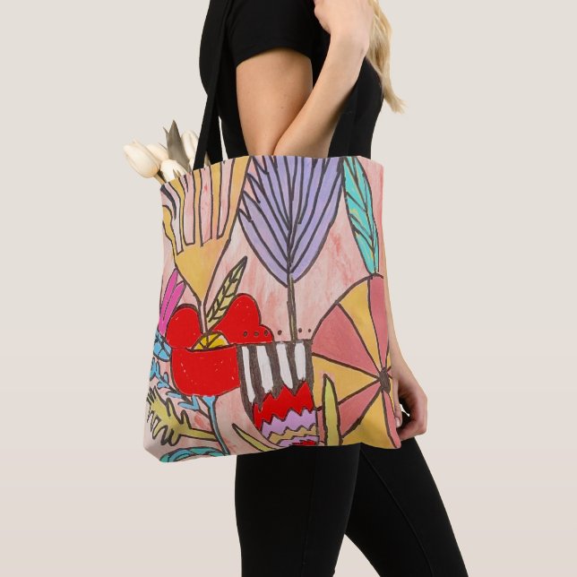 Bolso De Tela Fiesta en el jardín (Detalle)