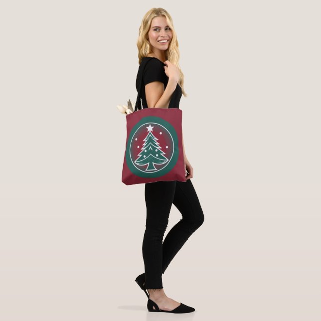 Bolso De Tela Fiesta festiva: Un destello de Navidades (Puesto)