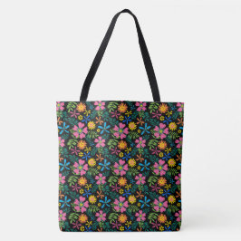 Bolso De Tela Fiesta floral
