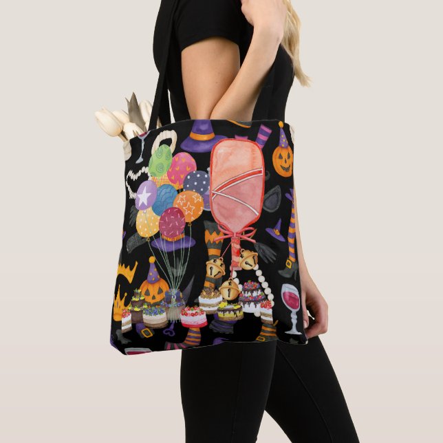 Bolso De Tela Fiesta Halloween de pelota (Detalle)
