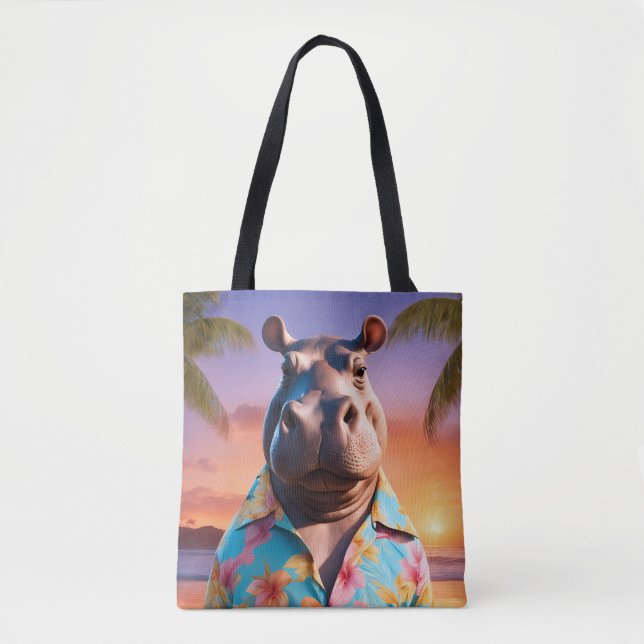 Bolso De Tela Fiesta Hippotamus (Anverso)