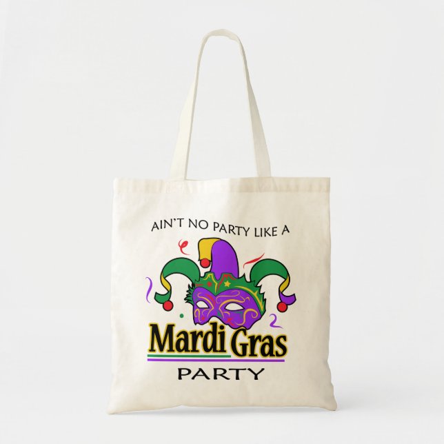 Bolso De Tela Fiesta Mardi Gras (Frente)