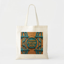 Bolso De Tela Fiesta Ocre de Amistad