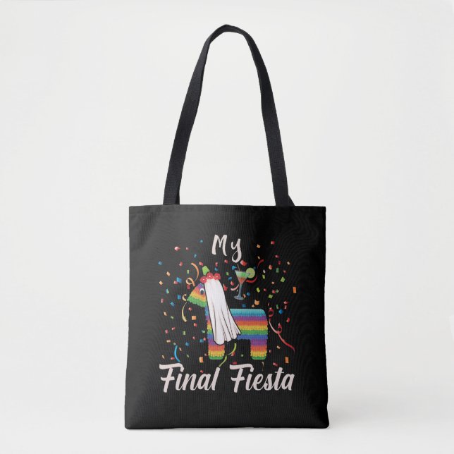Bolso De Tela Fiesta Pinata de la Fiesta de la Noche de Bachelor (Anverso)