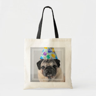 Bolso De Tela Fiesta Pug