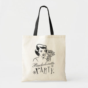 Bolso De Tela Fiesta retro de Bachelorette