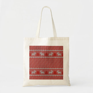 Bolso De Tela Fiesta Roja