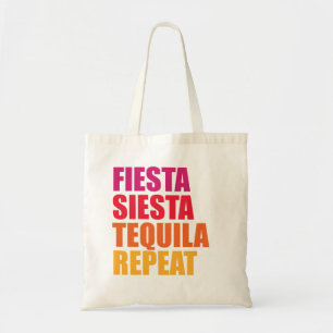 Bolso De Tela Fiesta, Siesta, Tequila Bachelorette Vacaciones