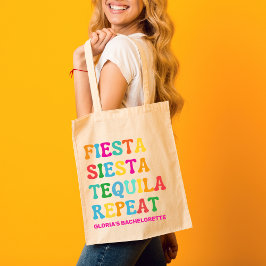 Bolso De Tela Fiesta Siesta Tequila Repite Despedida de Soltera