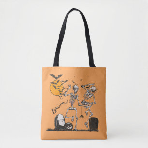 Bolso De Tela Fiesta Skeleton Halloween