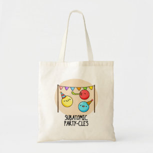 Bolso De Tela Fiesta subatómico-cles Divertido tema científico