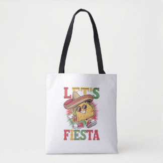 Bolso De Tela Fiesta Taco y el Cinco de Mayo Mexicano